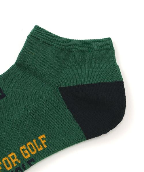 PEARLY GATES（パーリーゲイツ）の「エンブレムアンクルソックス (MENS)（ソックス/靴下・メンズ・ホワイト/グリーン/ネイビー・FREE）」の4枚目の写真