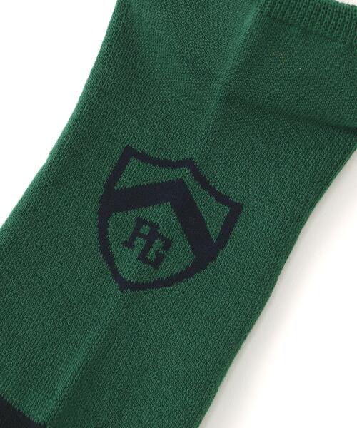 PEARLY GATES（パーリーゲイツ）の「エンブレムアンクルソックス (MENS)（ソックス/靴下・メンズ・ホワイト/グリーン/ネイビー・FREE）」の6枚目の写真