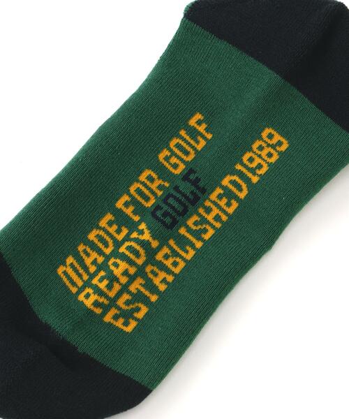 PEARLY GATES（パーリーゲイツ）の「エンブレムアンクルソックス (MENS)（ソックス/靴下・メンズ・ホワイト/グリーン/ネイビー・FREE）」の7枚目の写真