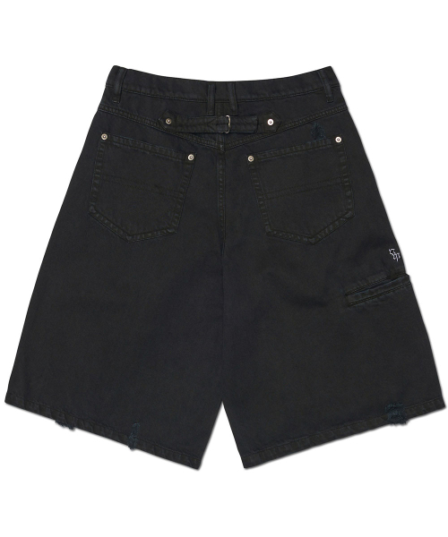 セール】CINCH BACK BERMUDA SHORTS - BLACK（その他パンツ