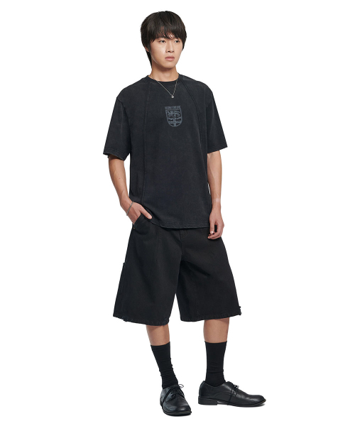 NOMANUAL（NOMANUAL）の「CINCH BACK BERMUDA SHORTS - BLACK（その他パンツ・レディース・その他・MEDIUM/LARGE/SMALL/X-LARGE）」の6枚目の写真