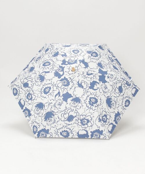 FUNALIVE（ファンアライブ）の「大花柄バンブーハンドル折りたたみ日傘（折りたたみ傘・レディース・イエロー/ブラック/アイボリー・FREE）」の22枚目の写真