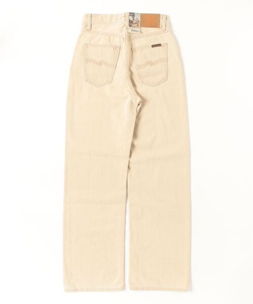 Nudie Jeans(ヌーディージーンズ)の「Nudie Jeans/ヌーディージーンズ Clean Eileen / ワイドストレートジーンズ / Pale Sun / レングス30(デニムパンツ・レディース・アイボリー系・25/26/27/28)」の5枚目の写真