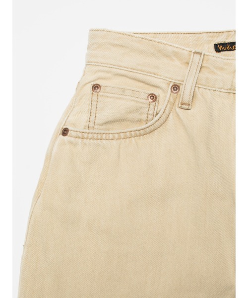 Nudie Jeans(ヌーディージーンズ)の「Nudie Jeans/ヌーディージーンズ Clean Eileen / ワイドストレートジーンズ / Pale Sun / レングス30(デニムパンツ・レディース・アイボリー系・25/26/27/28)」の3枚目の写真