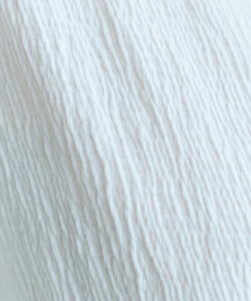marun(マルン)の「<大きいサイズ>キャンディースリーブ風デザインカットソー marun(Tシャツ/カットソー・レディース・ミント/オフホワイト・L/LL/3L/4L/5L)」の17枚目の写真