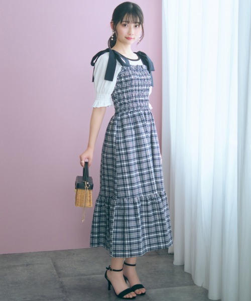 marun(マルン)の「<大きいサイズ>キャンディースリーブ風デザインカットソー marun(Tシャツ/カットソー・レディース・ミント/オフホワイト・L/LL/3L/4L/5L)」の12枚目の写真