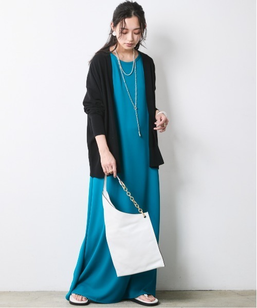 CHIC STYLE(シックスタイル)の「モダール綿ニットカーディガン<大きいサイズ有>シックスタイル(カーディガン/ボレロ・レディース・モカ/グレー/ブラック・5L~6L/3L~4L/M-LL)」の12枚目の写真