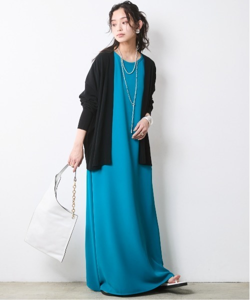 CHIC STYLE(シックスタイル)の「モダール綿ニットカーディガン<大きいサイズ有>シックスタイル(カーディガン/ボレロ・レディース・モカ/グレー/ブラック・5L~6L/3L~4L/M-LL)」の13枚目の写真