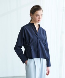 N.O.R.C | ブライトローン撥水フォルムブラウス【AIRY MOTION】(シャツ/ブラウス)