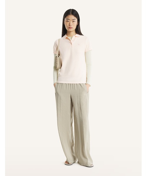 Maison Kitsune(メゾンキツネ)の「BABY FOX REGULAR POLO(ポロシャツ・レディース・ベビーピンク・M/S/XS/L)」の4枚目の写真