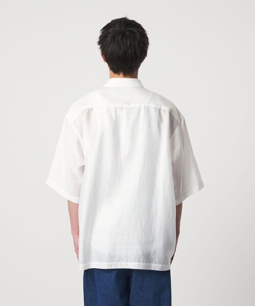 CITEN(シテン)の「<CITEN>ダブルポケットエアリーシャツ(シャツ/ブラウス・メンズ・ブラック/ホワイト・L/M)」の9枚目の写真