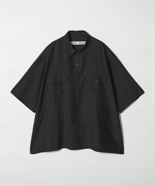 CITEN(シテン)の「<CITEN>ダブルポケットエアリーシャツ(シャツ/ブラウス・メンズ・ブラック/ホワイト・L/M)」の10枚目の写真