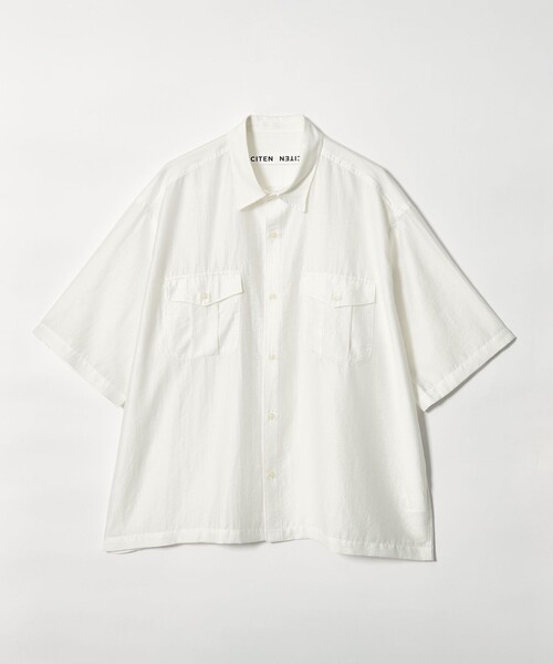 CITEN(シテン)の「<CITEN>ダブルポケットエアリーシャツ(シャツ/ブラウス・メンズ・ブラック/ホワイト・L/M)」の18枚目の写真