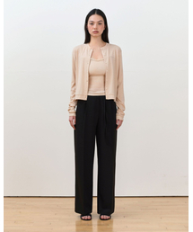 Malone Wide Slacks [Black]