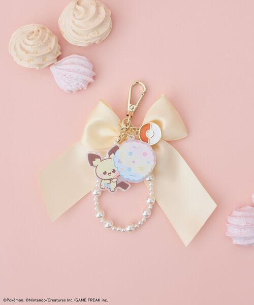 Maison de FLEUR(メゾンドフルール)の「リボンチャーム ピチュー(チャーム・レディース・イエロー・FREE)」の1枚目の写真