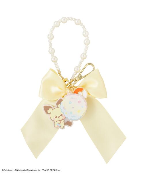 Maison de FLEUR(メゾンドフルール)の「リボンチャーム ピチュー(チャーム・レディース・イエロー・FREE)」の2枚目の写真