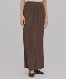 PUBLIC TOKYO（パブリックトウキョウ）の「【2026年春新作】プリーツリブニットタイトスカート（スカート）」