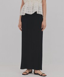 PUBLIC TOKYO（パブリックトウキョウ）の「【2026年春新作】プリーツリブニットタイトスカート（スカート）」