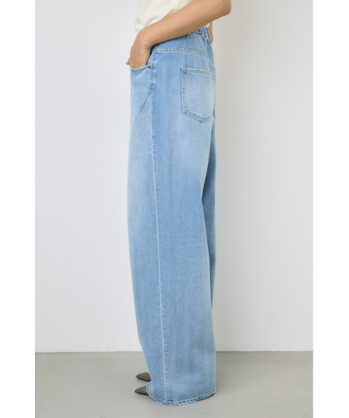 AZUL by moussy(アズールバイマウジー)の「【サイズ,身長別画像あり】AZUL DENIM リラックスワイドデニム(デニムパンツ・レディース・ブルー/ライトブルー・24inch/25inch/26inch/27inch)」の14枚目の写真
