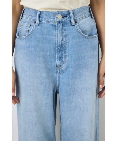 AZUL by moussy(アズールバイマウジー)の「【サイズ,身長別画像あり】AZUL DENIM リラックスワイドデニム(デニムパンツ・レディース・ブルー/ライトブルー・24inch/25inch/26inch/27inch)」の18枚目の写真