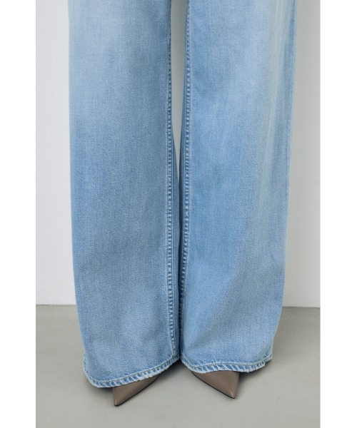 AZUL by moussy(アズールバイマウジー)の「【サイズ,身長別画像あり】AZUL DENIM リラックスワイドデニム(デニムパンツ・レディース・ブルー/ライトブルー・24inch/25inch/26inch/27inch)」の20枚目の写真