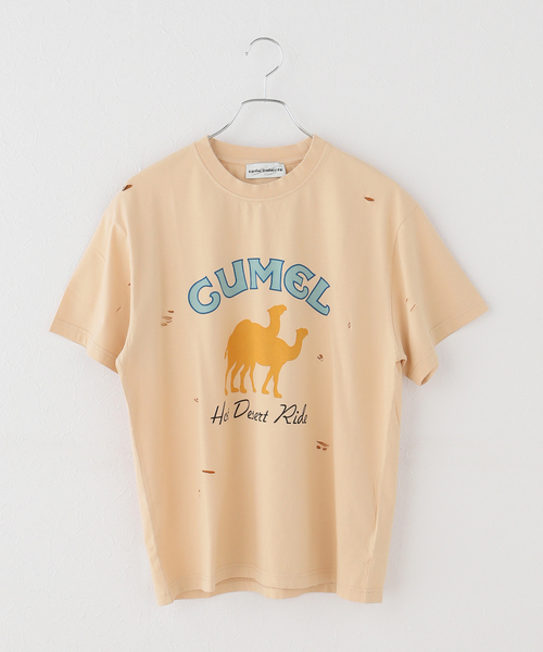 Carne Bollente(カルネボレンテ)の「Carne Bollente / カルネボレンテ Cumel(Tシャツ/カットソー・レディース・ベージュ・MEDIUM/SMALL)」の1枚目の写真