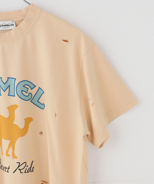 Carne Bollente(カルネボレンテ)の「Carne Bollente / カルネボレンテ Cumel(Tシャツ/カットソー・レディース・ベージュ・MEDIUM/SMALL)」の3枚目の写真
