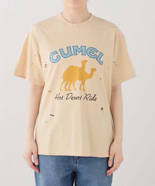 Carne Bollente(カルネボレンテ)の「Carne Bollente / カルネボレンテ Cumel(Tシャツ/カットソー・レディース・ベージュ・MEDIUM/SMALL)」の7枚目の写真