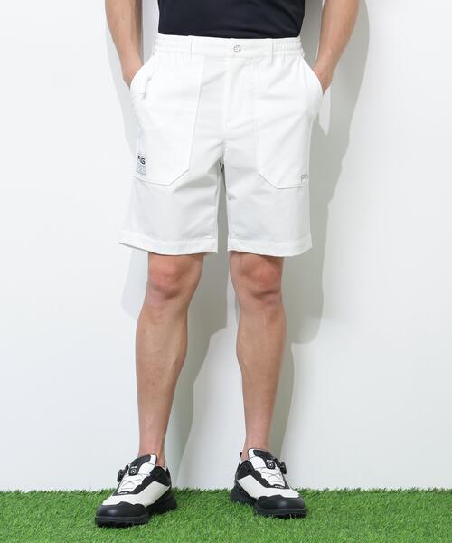 PING(ピン)の「【PING APPAREL】全方向ストレッチドライタッチリップストップショートパンツ <GOLD> (MENS)(その他パンツ・メンズ・ベージュ/ピンク/ホワイト/ブラック・S/LL1/M/LL/L)」の1枚目の写真