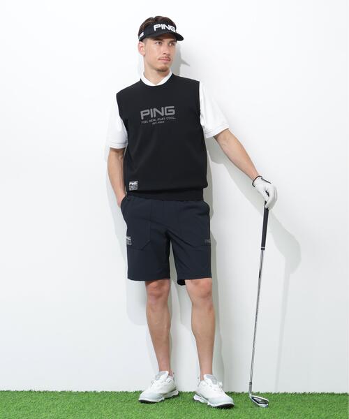 PING(ピン)の「【PING APPAREL】全方向ストレッチドライタッチリップストップショートパンツ <GOLD> (MENS)(その他パンツ・メンズ・ベージュ/ピンク/ホワイト/ブラック・S/LL1/M/LL/L)」の5枚目の写真