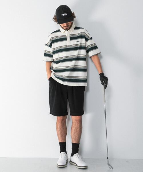 URBAN RESEARCH Sonny Label(アーバンリサーチサニーレーベル)の「OOPS 接触冷感ボーダーポロシャツ(ポロシャツ・メンズ・アイボリー/ネイビー・MEDIUM/X-LARGE/LARGE)」の19枚目の写真