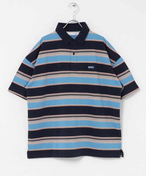 URBAN RESEARCH Sonny Label(アーバンリサーチサニーレーベル)の「OOPS 接触冷感ボーダーポロシャツ(ポロシャツ・メンズ・アイボリー/ネイビー・MEDIUM/X-LARGE/LARGE)」の8枚目の写真