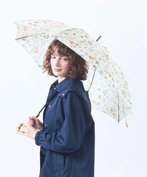 MACKINTOSH PHILOSOPHY(マッキントッシュ フィロソフィー)の「リバティプリント長傘(長傘・レディース・ホワイト系その他/ネイビー・FREE)」の6枚目の写真
