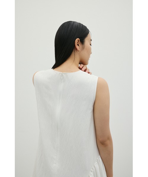 STYLEMIXER（スタイルミキサー）の「ギャザーパネルリラックスワンピース（ワンピース・レディース・ミント/ブラック/ホワイト・MEDIUM/SMALL）」の5枚目の写真
