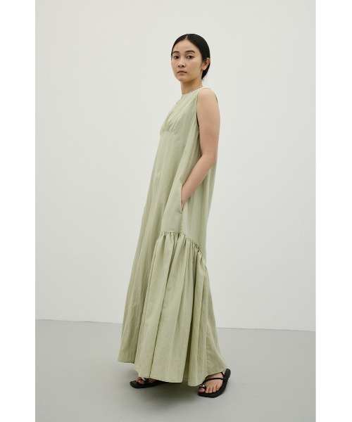 STYLEMIXER（スタイルミキサー）の「ギャザーパネルリラックスワンピース（ワンピース・レディース・ミント/ブラック/ホワイト・MEDIUM/SMALL）」の8枚目の写真