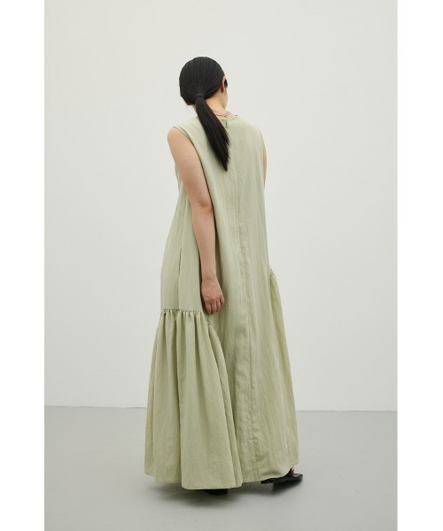 STYLEMIXER（スタイルミキサー）の「ギャザーパネルリラックスワンピース（ワンピース・レディース・ミント/ブラック/ホワイト・MEDIUM/SMALL）」の15枚目の写真