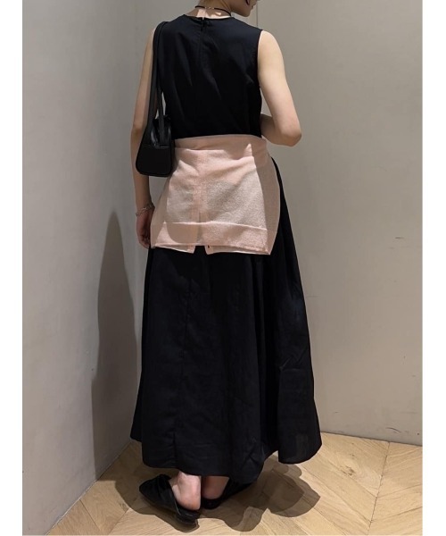 STYLEMIXER（スタイルミキサー）の「ギャザーパネルリラックスワンピース（ワンピース・レディース・ミント/ブラック/ホワイト・MEDIUM/SMALL）」の19枚目の写真