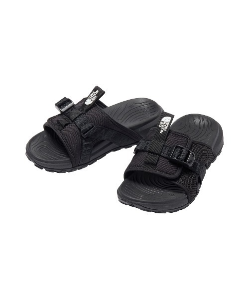 THE NORTH FACE(ザノースフェイス)の「THE NORTH FACE EXPLORER CAMP SLIDES(ザ・ノース・フェイス エクスプローラー キャンプ スライド)(サンダル・レディース・ベージュ系/ブラック系・25cm/24cm/23cm)」の2枚目の写真