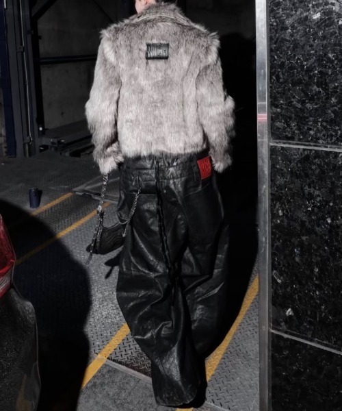 RICH(リッチ)の「【RICH】Wide Leg Boxing Pant / 【リッチ】レイヤードコーティングワイドパンツ<着用動画あり>(その他パンツ・メンズ・ブラック・02/01)」の10枚目の写真
