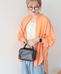 AMERICAN HOLIC（アメリカンホリック）の「【接触冷感・イージーケア】リネンライクバンドカラーシャツ（シャツ/ブラウス）」