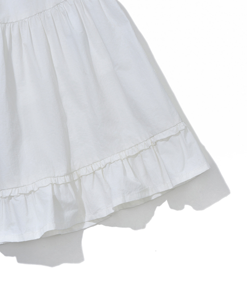 YOUHEE(ユヒ)の「TIERED LACE MIDI SKIRT_WHITE(スカート・レディース・その他・FREE)」の5枚目の写真