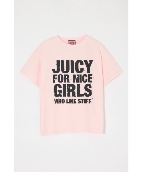 MOUSSY（マウジー）の「JC GIRLS SLOGAN Tシャツ（Tシャツ/カットソー・レディース・ライトピンク/ライトブラック/ホワイト・FREE）」の15枚目の写真