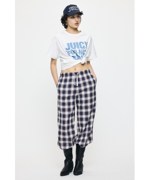 MOUSSY（マウジー）の「JC GIRLS SLOGAN Tシャツ（Tシャツ/カットソー・レディース・ライトピンク/ライトブラック/ホワイト・FREE）」の18枚目の写真