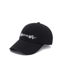 NICE GHOST CLUB（ナイスゴーストクラブ）の「9STARS LOGO CAP_BLACK(NG2FSUAB24A)（キャップ）」