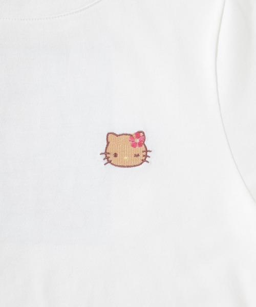 Honeys(ハニーズ)の「ハローキティ/Tシャツ(Tシャツ/カットソー・レディース・イエロー/ピンク/ホワイト/サックスブルー/ブラック・3L/L/LL/M/S)」の20枚目の写真