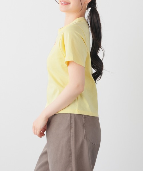 Honeys(ハニーズ)の「ハローキティ/Tシャツ(Tシャツ/カットソー・レディース・イエロー/ピンク/ホワイト/サックスブルー/ブラック・3L/L/LL/M/S)」の10枚目の写真