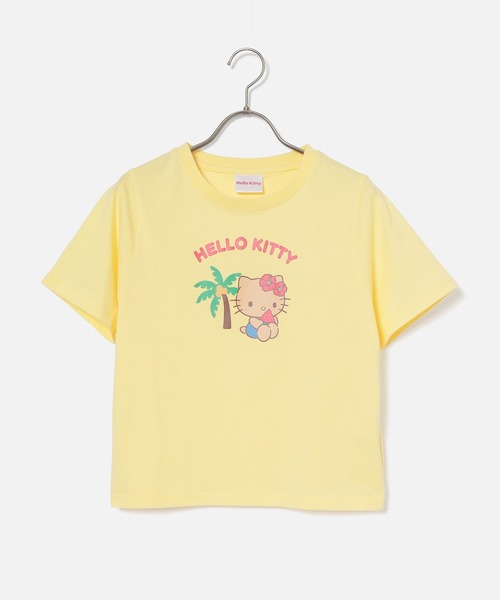 Honeys(ハニーズ)の「ハローキティ/Tシャツ(Tシャツ/カットソー・レディース・イエロー/ピンク/ホワイト/サックスブルー/ブラック・3L/L/LL/M/S)」の13枚目の写真