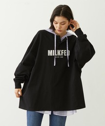 HENLEY NECK BIG L/S TOP