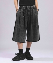 RAGEBLUE | Double Tuck Sweat Cut Off Half Pants/2タック/スウェットカットオフハーフパンツ(スウェットパンツ)