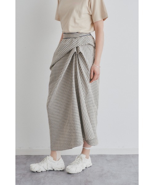 Muel Chic(ミュエルシック)の「Mute SK ミュートスカート(スカート・レディース・グリーン系その他/ブルー系その他/ブラック・FREE)」の5枚目の写真